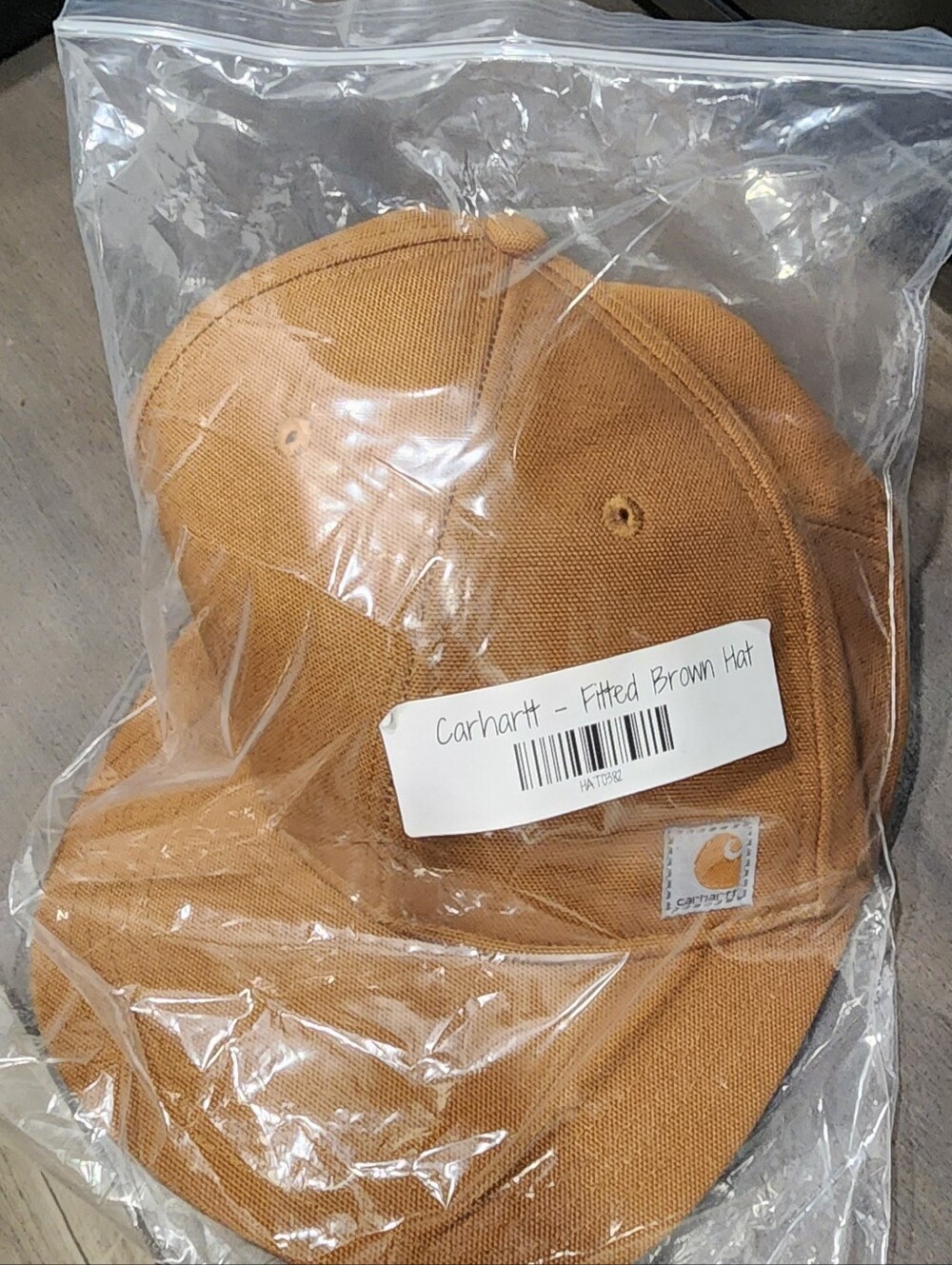 NEW!! Carhartt Coyote Tan Fitted Baseball Cap